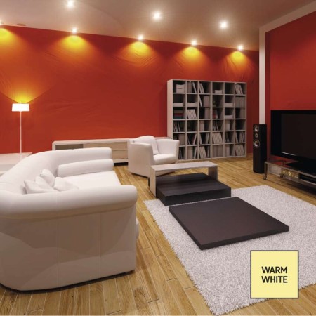 Lampadina LED GU10 3W (32W) 345lm 2700K Luce Calda Finitura Argento Vetro | Emos ZQ8E17