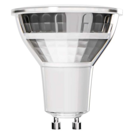 Lampadina LED GU10 3W (32W) 345lm 4000K Luce Neutra Vetro Finitura Argento | Emos ZQ8E18