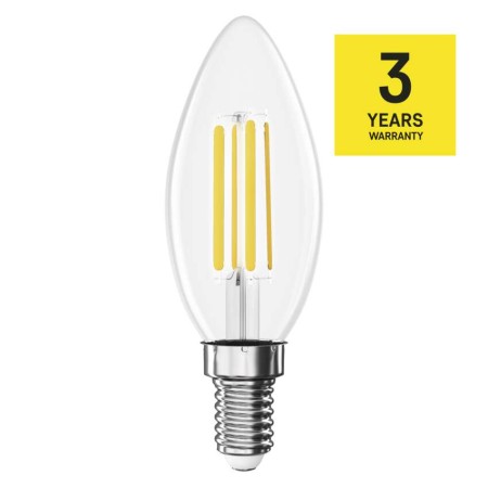 Lampadina LED Filamento Oliva E14 7W (75W) 1055lm 4000K Luce Neutra | Emos ZF3D53