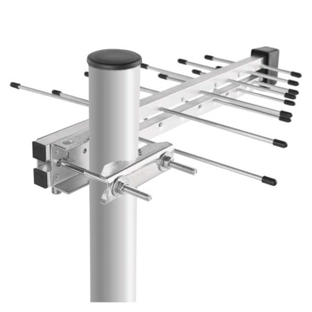 Antenna Digitale Terrestre Logaritmica Amplificata Village Fish V700 con Filtro LTE/5G - 20 Elementi | Emos J0806