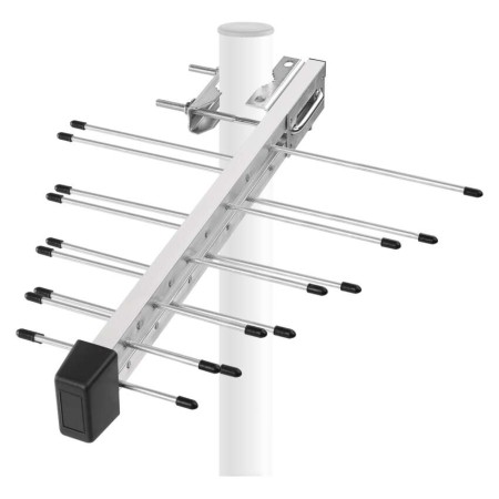 Antenna Digitale Terrestre Logaritmica Amplificata Village Fish V700 con Filtro LTE/5G - 20 Elementi | Emos J0806