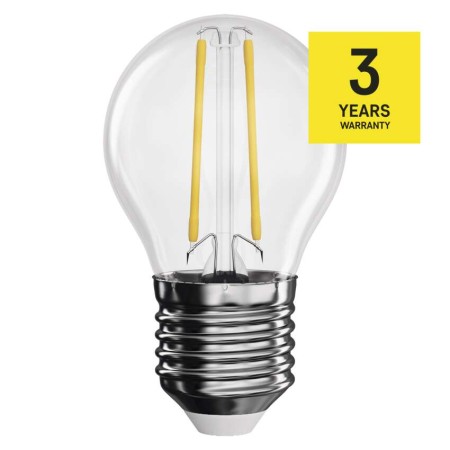 Lampadina LED Filamento Sfera E27 1.8W (25W) 4000K Luce Neutra | Emos ZF1101