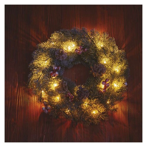 Ghirlanda Natalizia Innevata LED con...