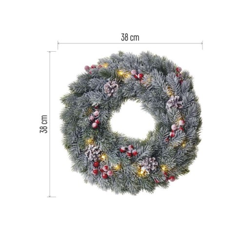 Ghirlanda Natalizia Innevata LED con...