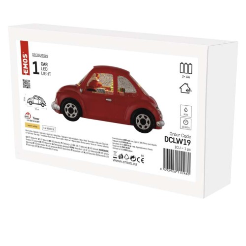 Decorazione LED Auto con Babbo Natale...