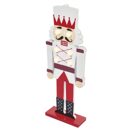 chiaccianoci Natalizio LED in legno con luce calda, 29 cm, perfetto per un’atmosfera festiva e tradizionale | Emos DCWW38