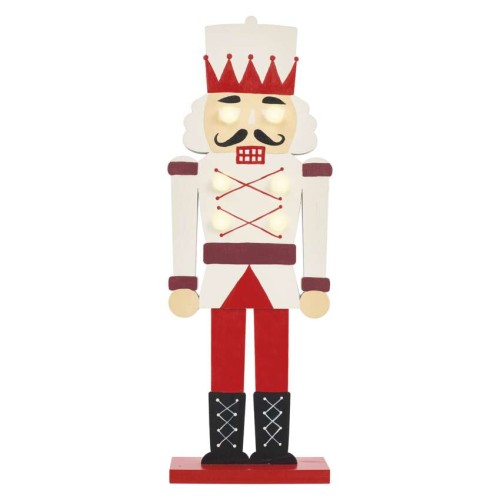 Schiaccianoci Natalizio LED in Legno...