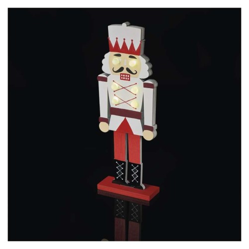 Schiaccianoci Natalizio LED in Legno...