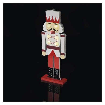 Schiaccianoci Natalizio LED in Legno 29 cm con Luce Bianca Calda | Emos DCWW38