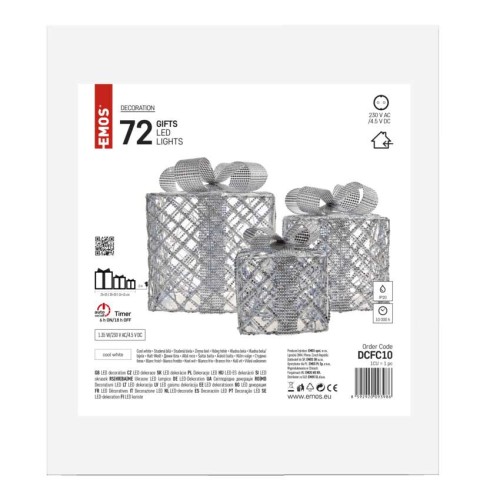 Decorazione Natalizia LED 3 Scatole...