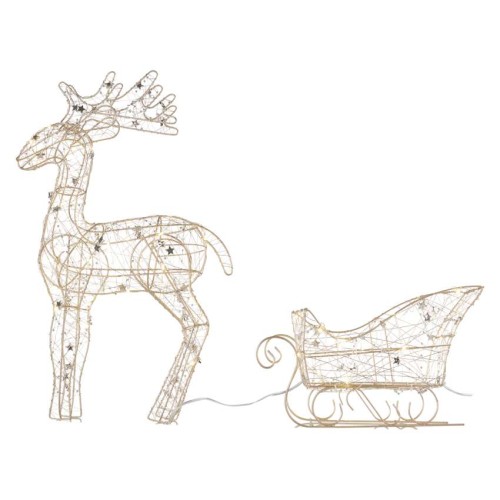 Decorazione Natalizia LED Renna con...