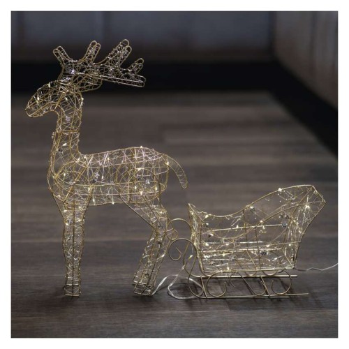 Decorazione Natalizia LED Renna con...