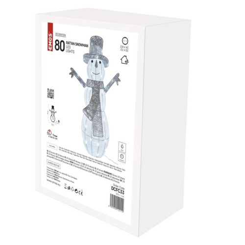 Pupazzo di Neve Natalizio LED in...