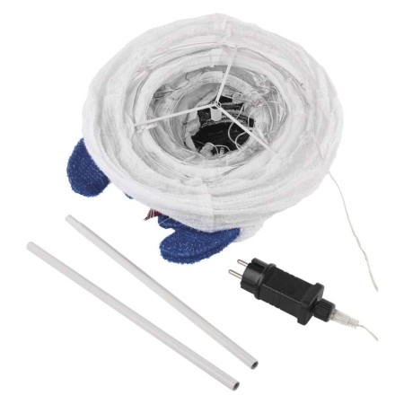 Pupazzo di Neve Natalizio LED Pieghevole 60 cm, Luce Bianca Fredda da Interno | Emos DCFC35