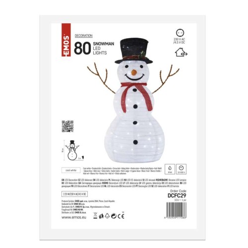 Pupazzo di Neve Natalizio LED...