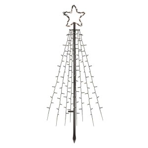 Albero di Natale LED da Esterno con Stella, 180 cm, per Giardino | Emos DCTC02