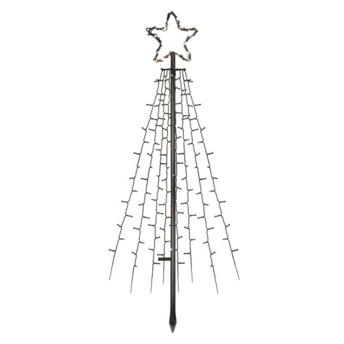 Albero di Natale LED da Esterno con Stella, 180 cm, per Giardino | Emos DCTC02