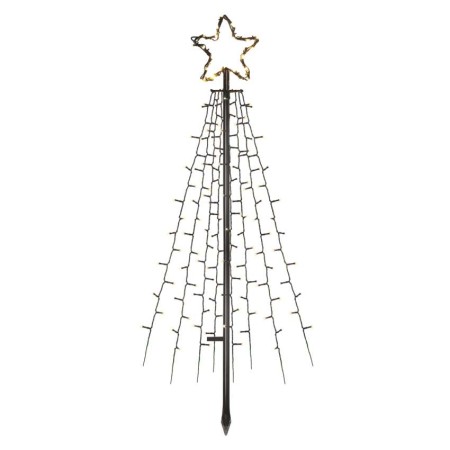 Albero di Natale LED da Esterno con Stella, 180 cm, Luce Bianca Calda | Emos DCTC02