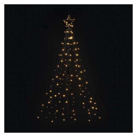 Albero di Natale LED da Esterno 180 cm con Stella, Luce Bianca Calda, Timer | Emos DCTC02