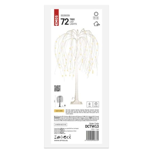 Albero LED Weeping Willow 120 cm per...