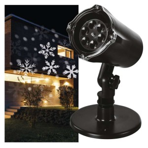 Proiettore LED decorativo per interni ed esterni con fiocchi di neve, luce fredda | EMOS DCPC04