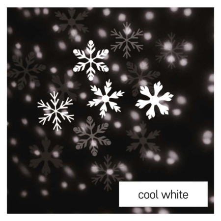 Proiettore LED Decorativo Fiocchi di Neve per Interni ed Esterni, Luce Fredda | EMOS DCPC04