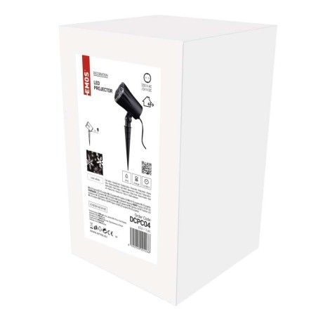 Proiettore LED Decorativo Fiocchi di Neve per Interni ed Esterni, Luce Fredda | EMOS DCPC04