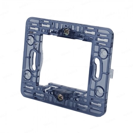 Supporto 2 moduli per scatola tonda d.65 compatibile Matix