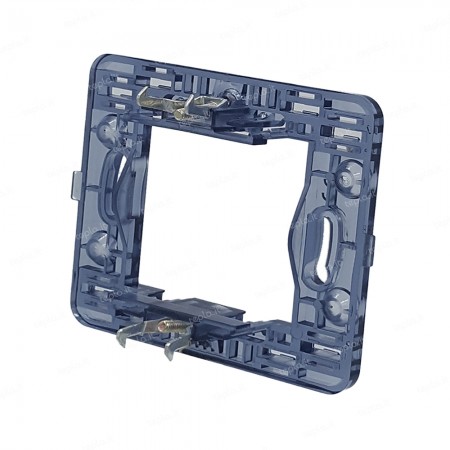 Supporto 2 moduli per scatola tonda d.65 compatibile Matix