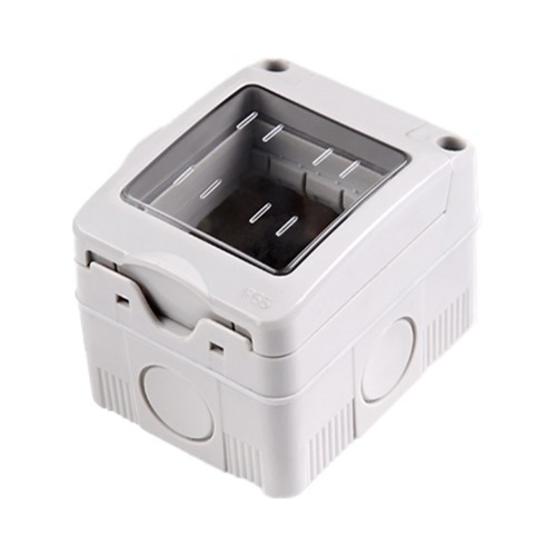 Contenitore stagno 2 moduli IP55 Lumitek LK44001 | Compatibile Serie EGO Nova Line