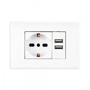 Kit 3 moduli presa Schuko...