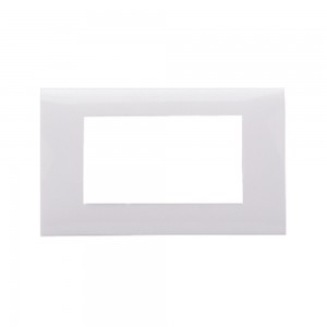 Placca 3 moduli bianca...