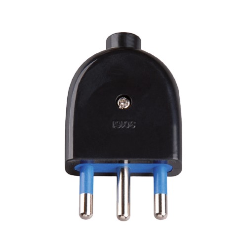 Spina Volante 16A Nera Ecova 33008