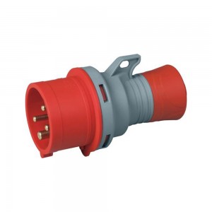 Spina mobile industriale 3P+T 16A 400V IP44 ROSI 9214 per macchinari trifase cantieri e officine