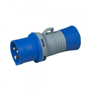 Spina mobile industriale 2P+T 16A 220V IP44 ROSI 1009213 resistente a polvere e spruzzi per cantieri e lavori esterni