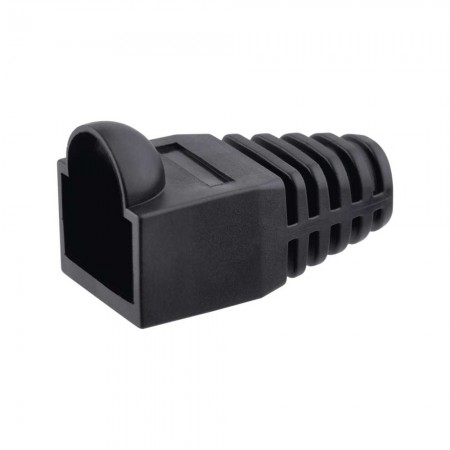 Protezione nera per spina RJ45 confezione 20pz