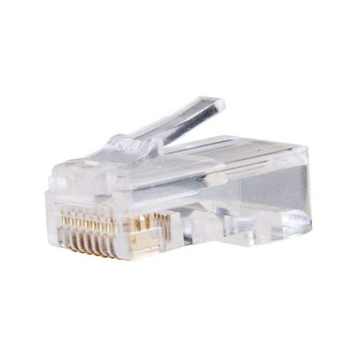 Connettore 8 poli RJ45 CAT 5e per cavo UTP confezione 20PZ
