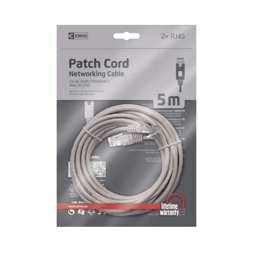 CAVO DI RETE PATCH 5mt CAT5E NON...