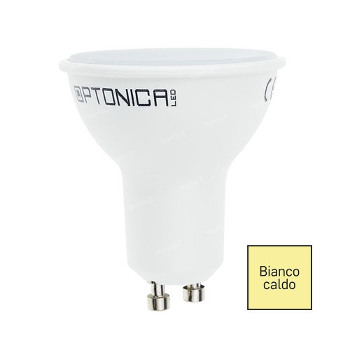 LAMPADINA LED GU10 10W 2700K 1000LM 110° OPTONICA 1972