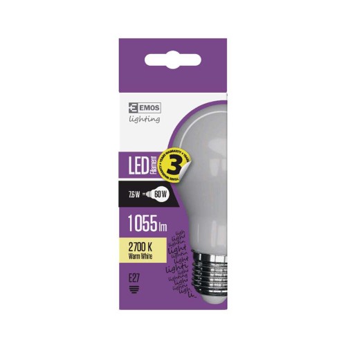Lampadina LED Filamento E27 7.6W...