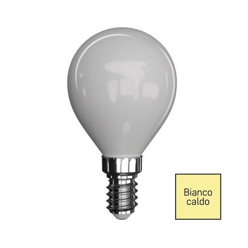 Lampadina LED Filamento E14 3.4W (40W) 470lm 2700K Sfera Opale | EMOS ZF7220
