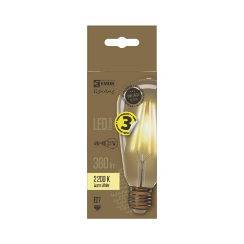 Lampadina LED Vintage ST64 E27 da 4W...