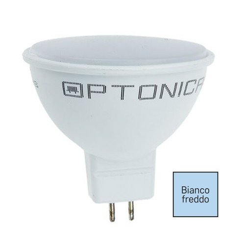 LAMPADINA LED DICROICA MR16 7W GU5.3 6500K OPTONICA SP1194