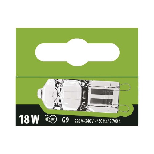 Lampadina eco alogena G9 18W (24W)...
