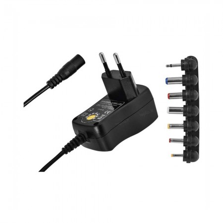 Alimentatore Universale EMOS 3-12V 600mA - Compatto e Versatile | EMOS N3110