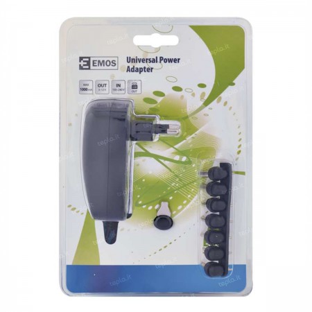 Alimentatore Universale EMOS 3-12V 1000mA - Versatile con USB 5V/2A | EMOS N3111