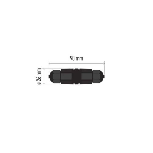 CONNETTORE GIUNTO CAVI TRIPOLARI IP68...