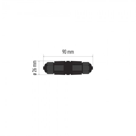 CONNETTORE GIUNTO CAVI TRIPOLARI IP68 EMOS ZS9010