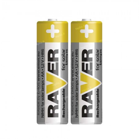 BATTERIA STILO RICARICABILE 600 mAh 2PZ AA RAVER - EMOS B7426