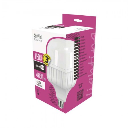 LAMPADINA LED E27 46W (270W) T140 4100K 4850LM EMOS  ZL5751